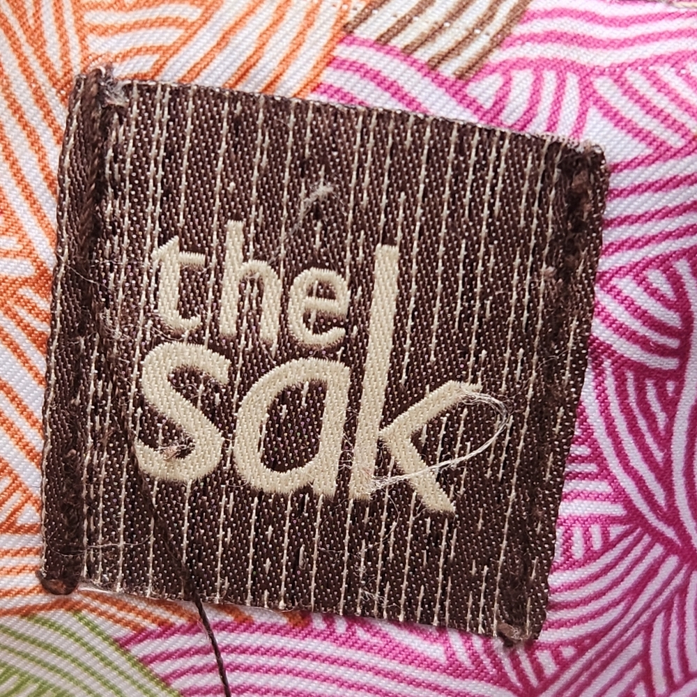THE SAK Iris Crossbody Bag Brown Leather Metallic Zipper Close Pockets Boho - Picture 3 of 13
